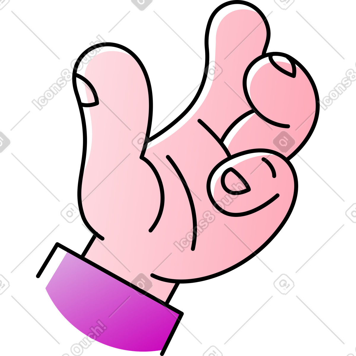 Mano che tiene qualcosa illustrazione in stile Pocus scarica in PNG, SVG