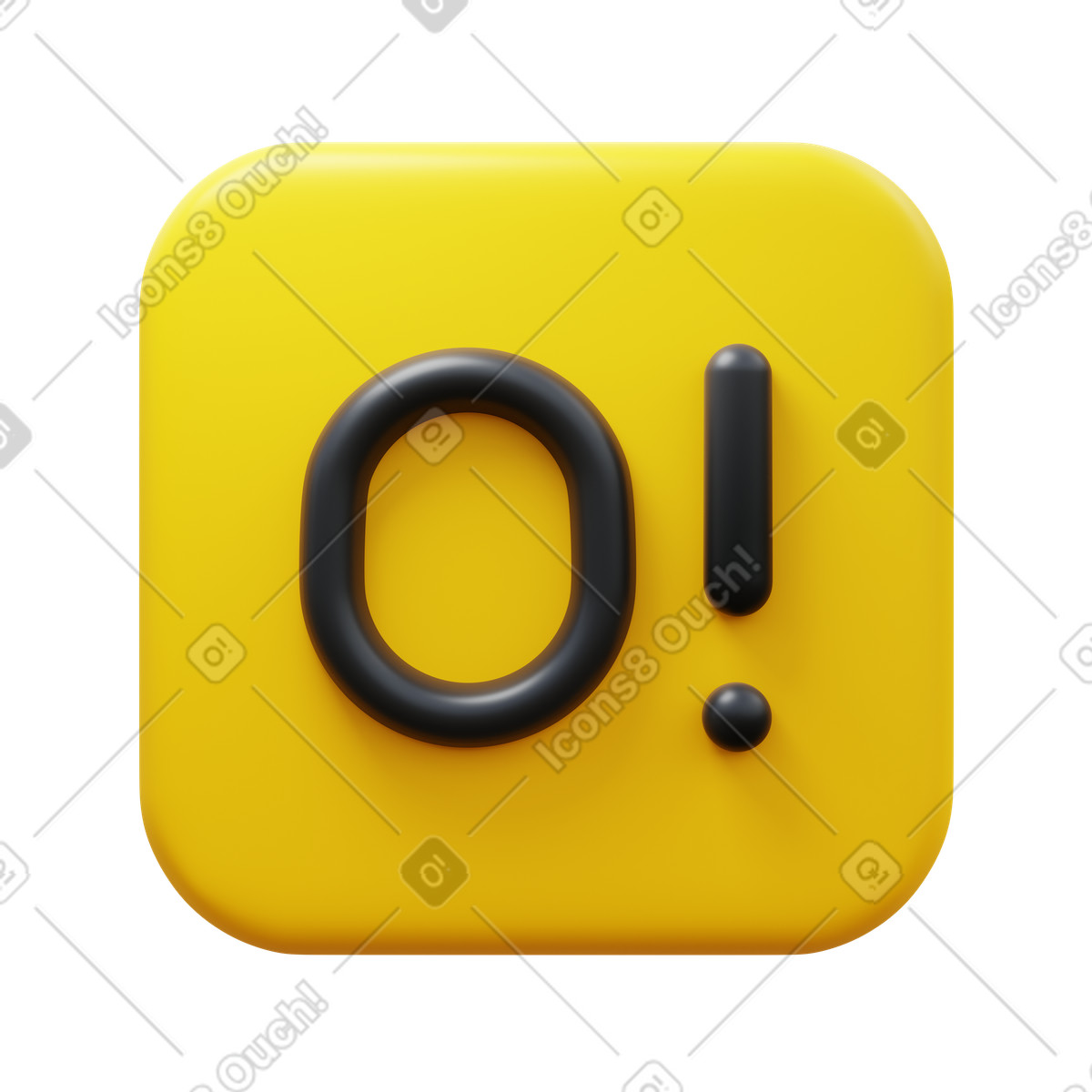 Ilustração de Ai! em no estilo 3D Fluency para baixar em PNG, SVG