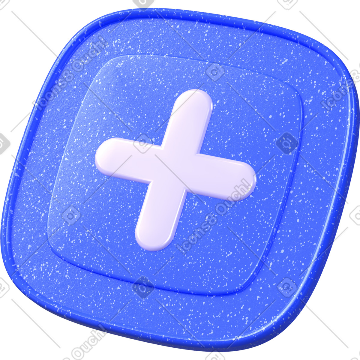 Illustration Signe plus dans le style 3D Boost à télécharger aux formats PNG, SVG