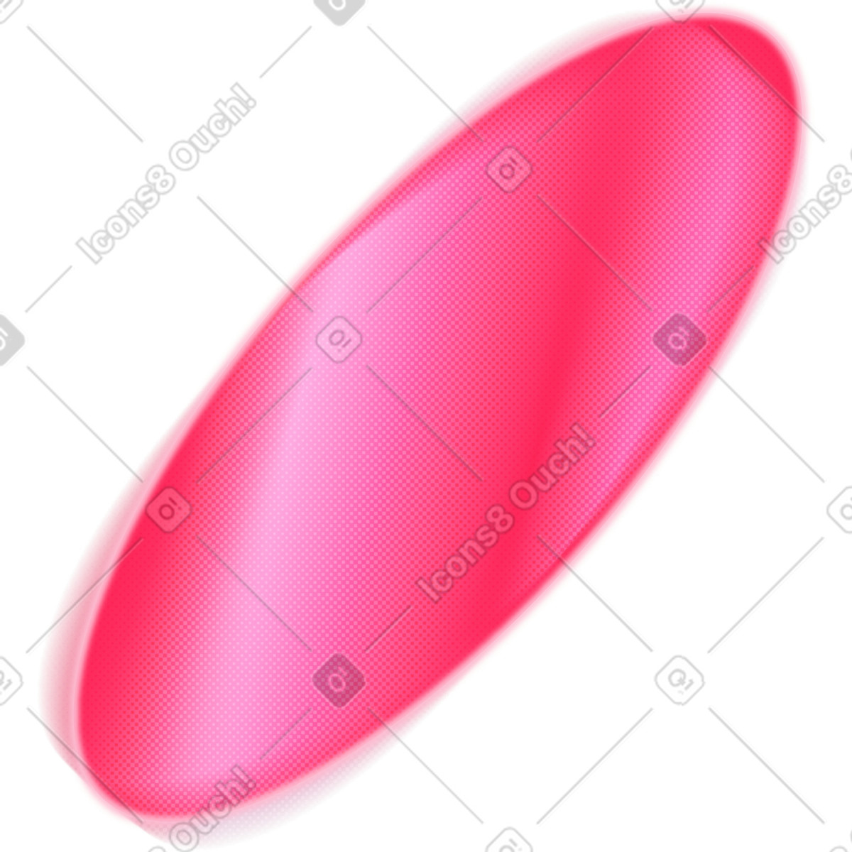 Unscharfe rote ellipse-Illustration im Burst-Stil als Download in PNG, SVG