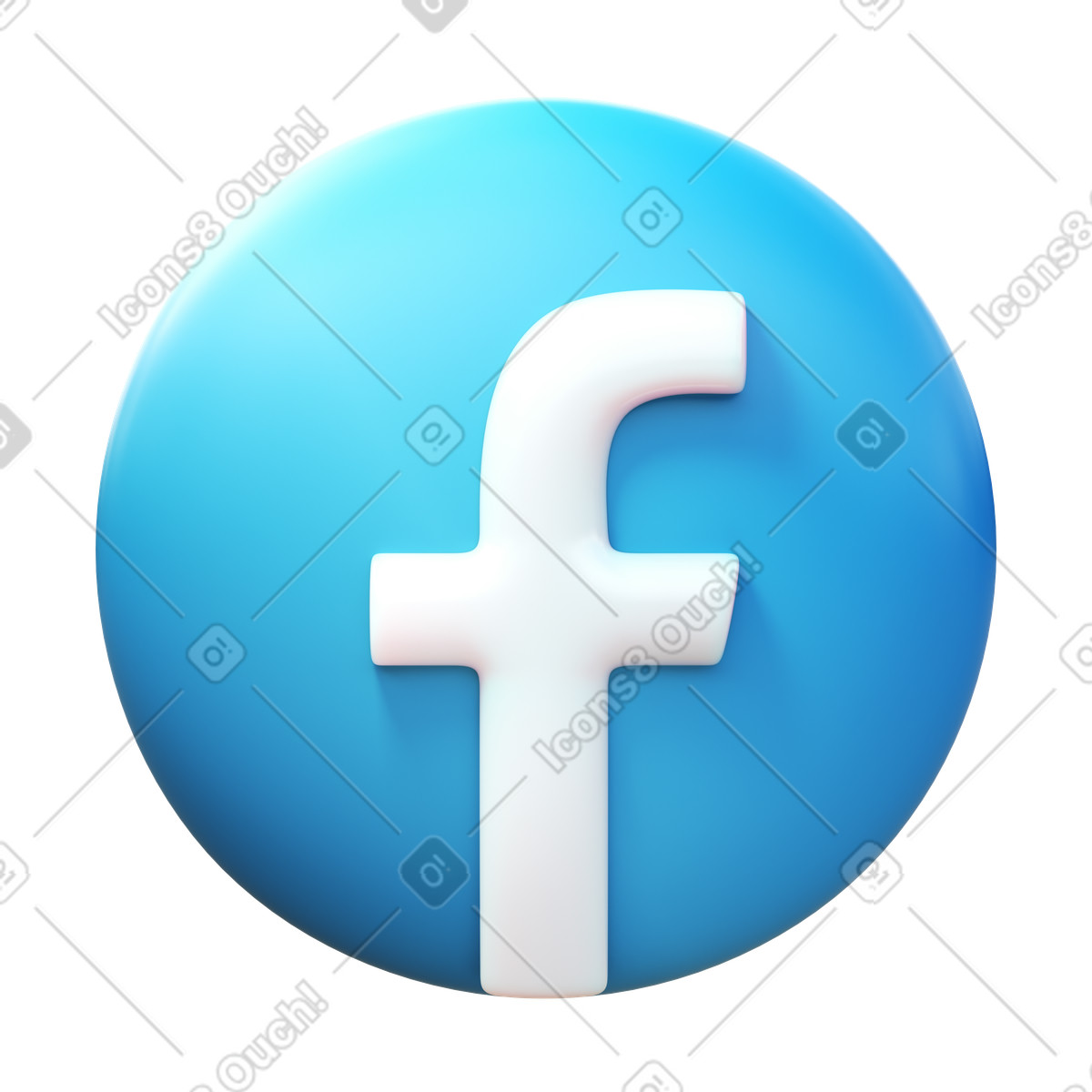 Иллюстрация Логотип фейсбука в PNG и SVG