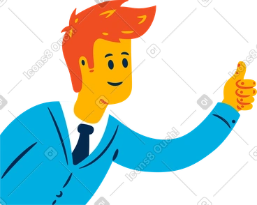 Man shows thumbs up PNG, SVG