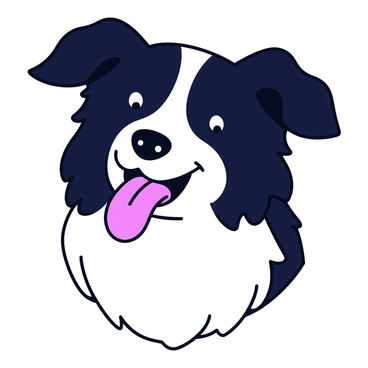 Realistic border collie