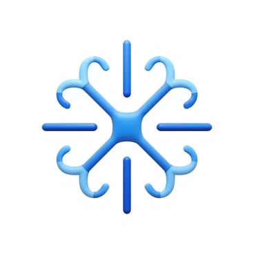 A 3D icon featuring lines that converge toward a single axis. The lines are rendered in varying shades, creating a sense of depth and movement. The convergence point is highlighted, drawing attention to the center of the composition. The overall design has a dynamic and structured appearance, with clear geometric forms. The lines exhibit a sleek finish, enhancing the modern aesthetic of the icon.