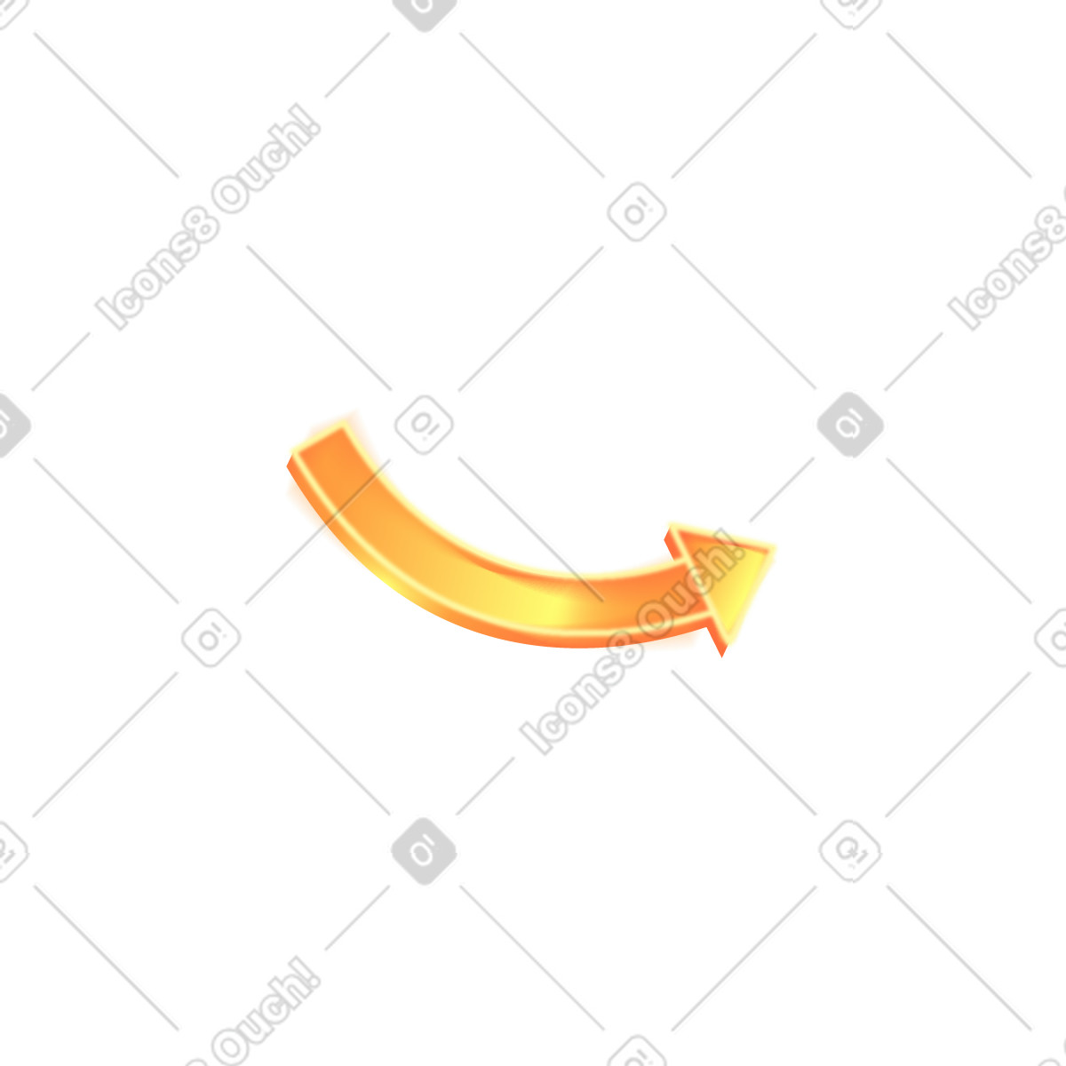 Arrow big illustration in PNG, SVG