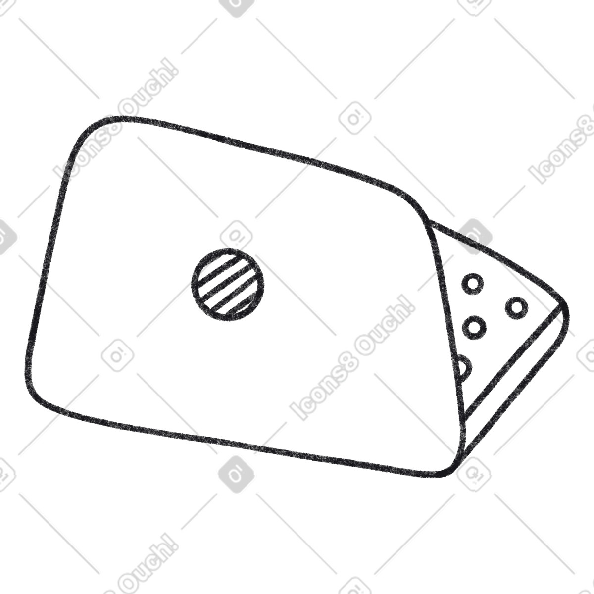 Ilustração de Computador portátil em no estilo Bonbon Line para baixar em PNG, SVG