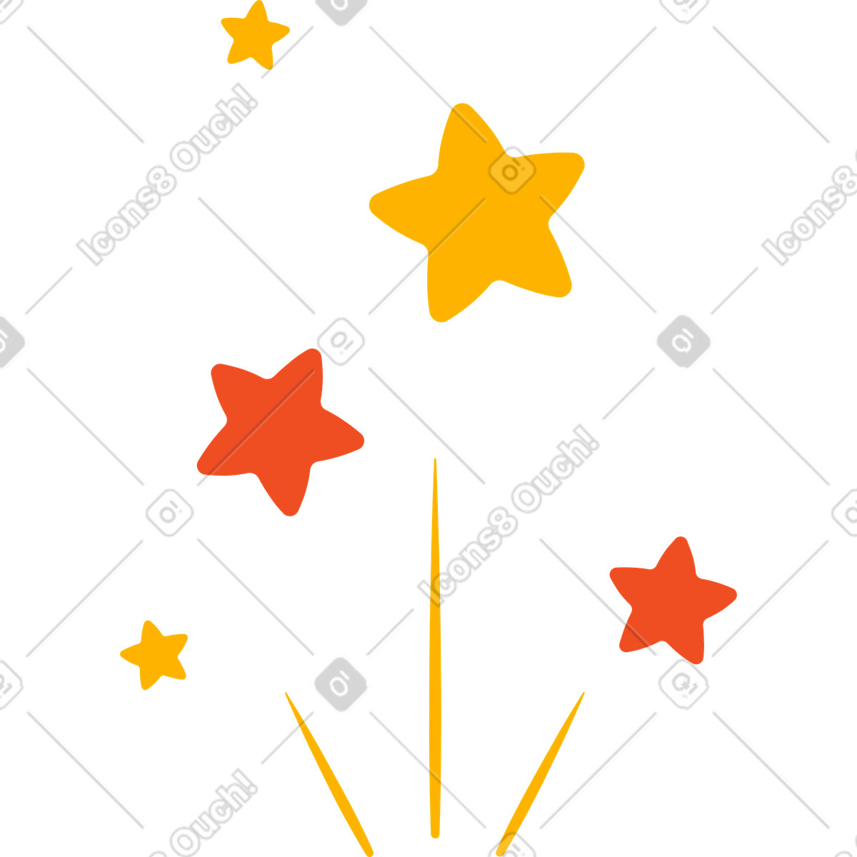 Sparkles illustration sparks clipart on a transparent background in PNG
