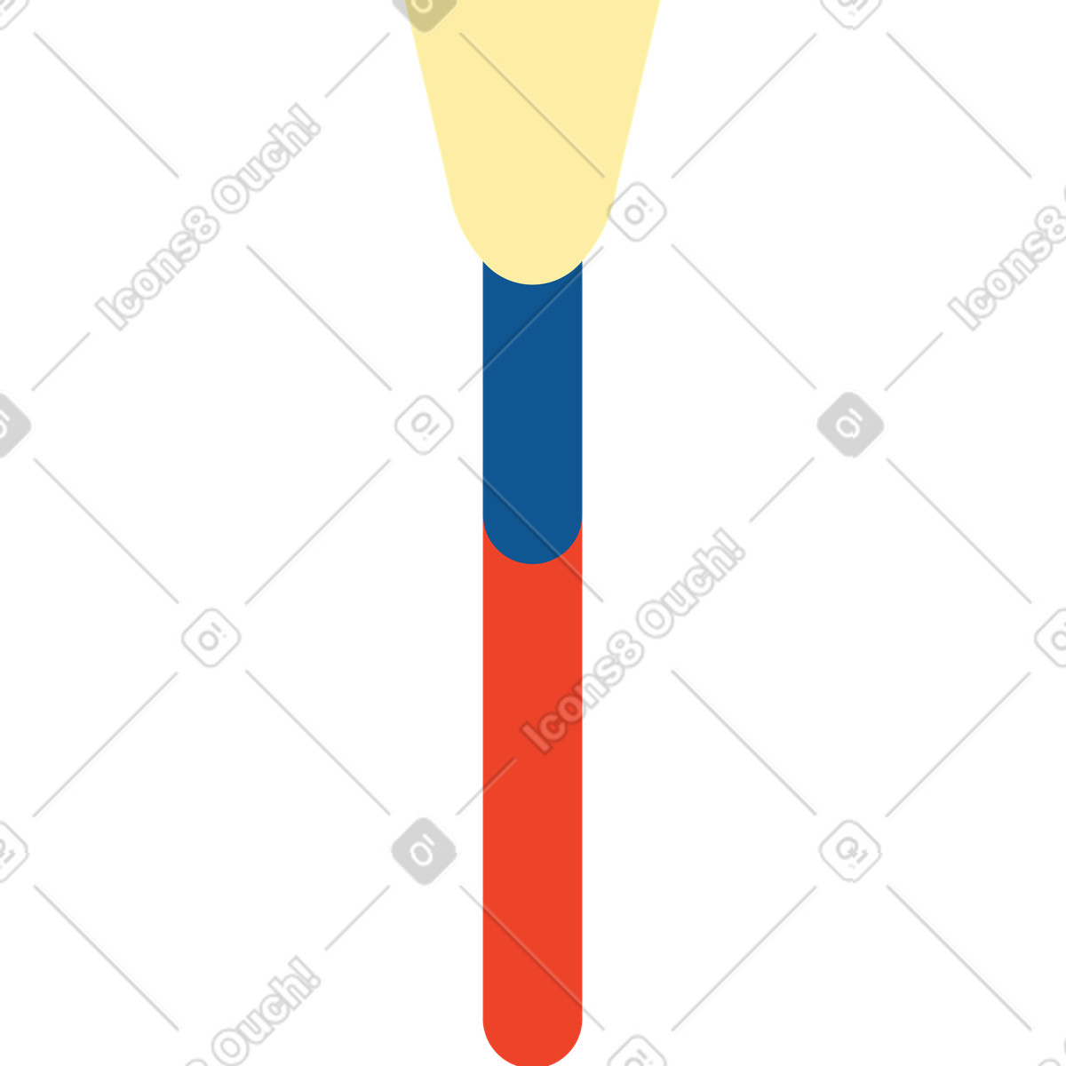Paint brush illustration in Polar style download in PNG, SVG