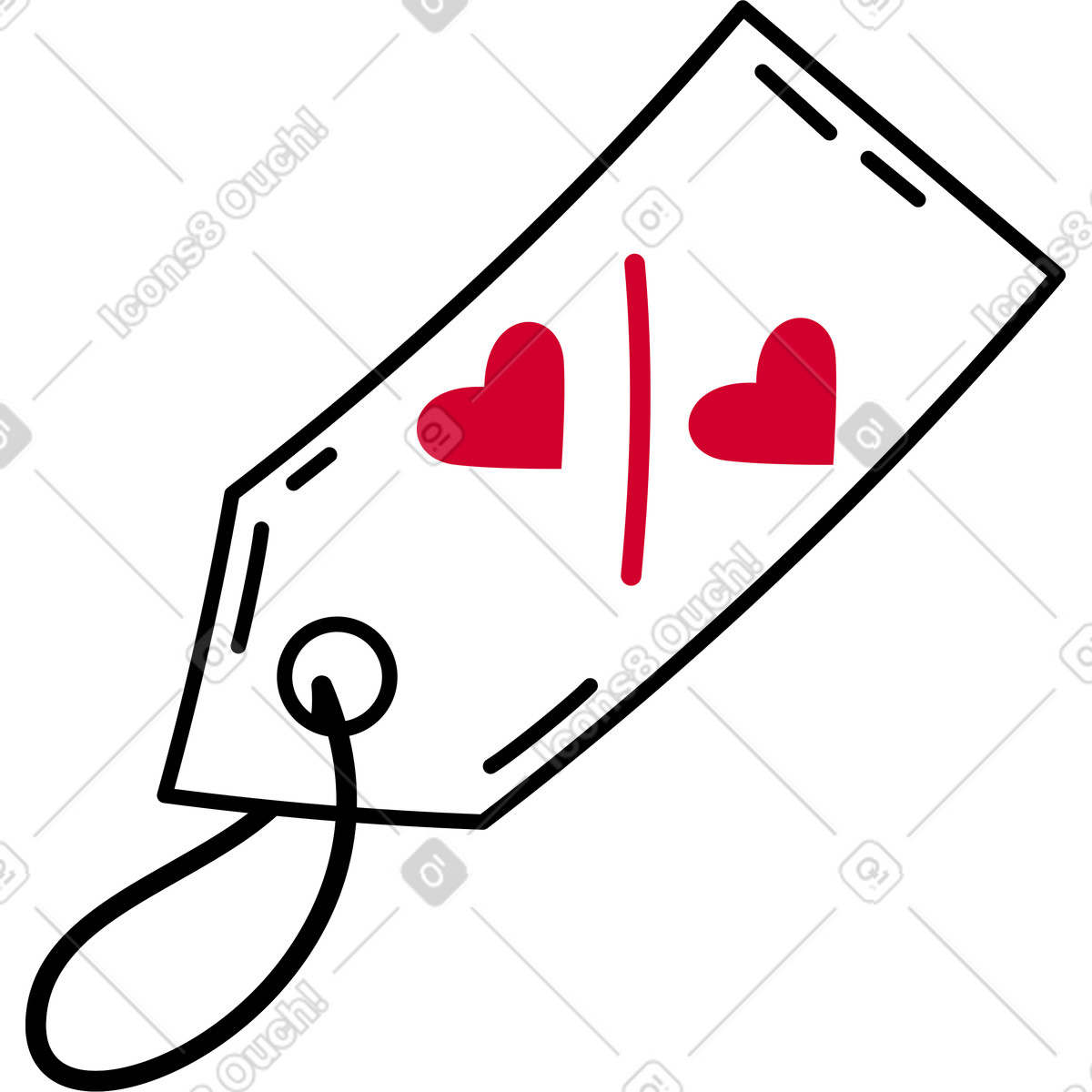 下载 Ruby 风格的 价格标签 插画，支持 PNG、SVG 格式