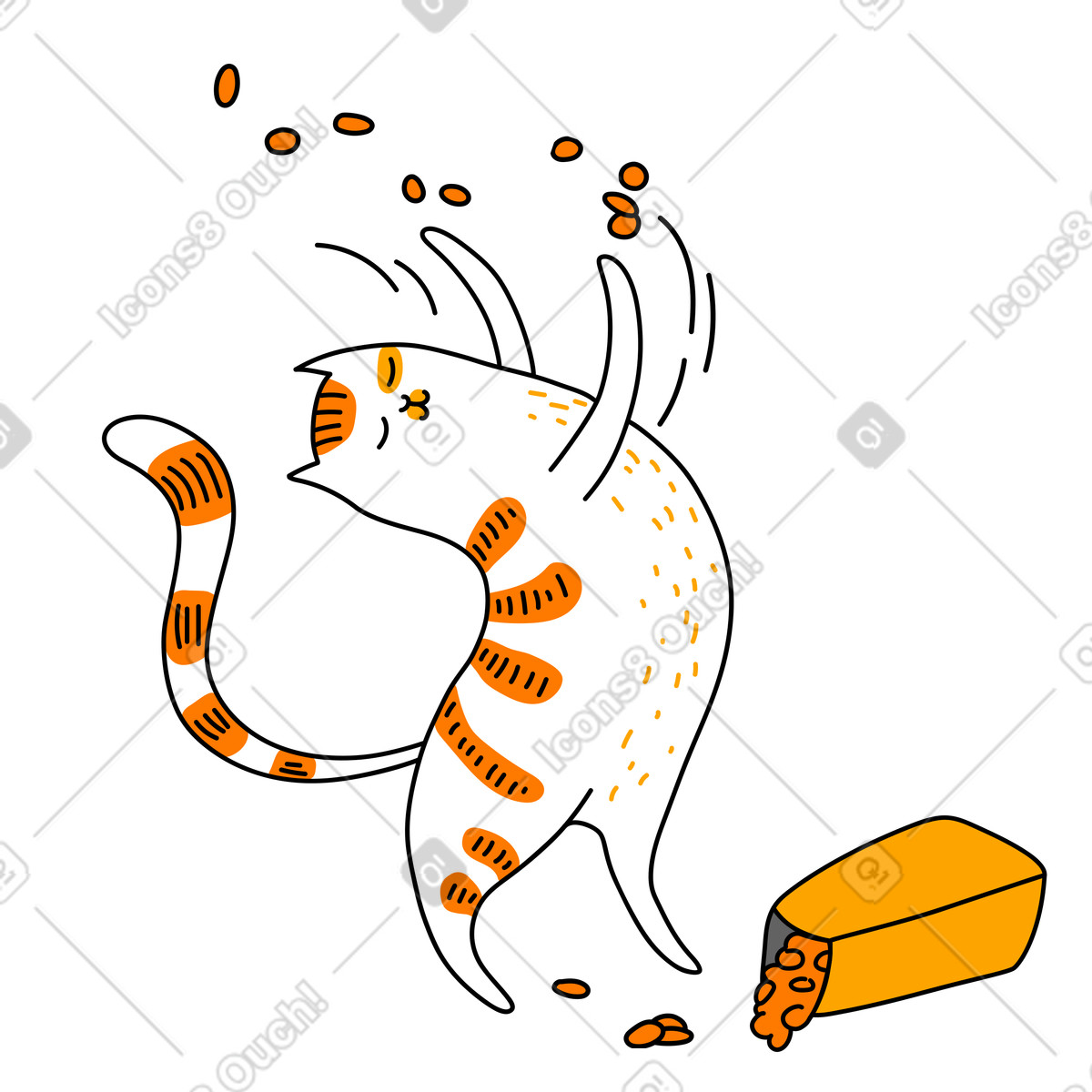 Purr スタイルの お金が無駄になっている のイラストをPNG、SVG形式でダウンロード