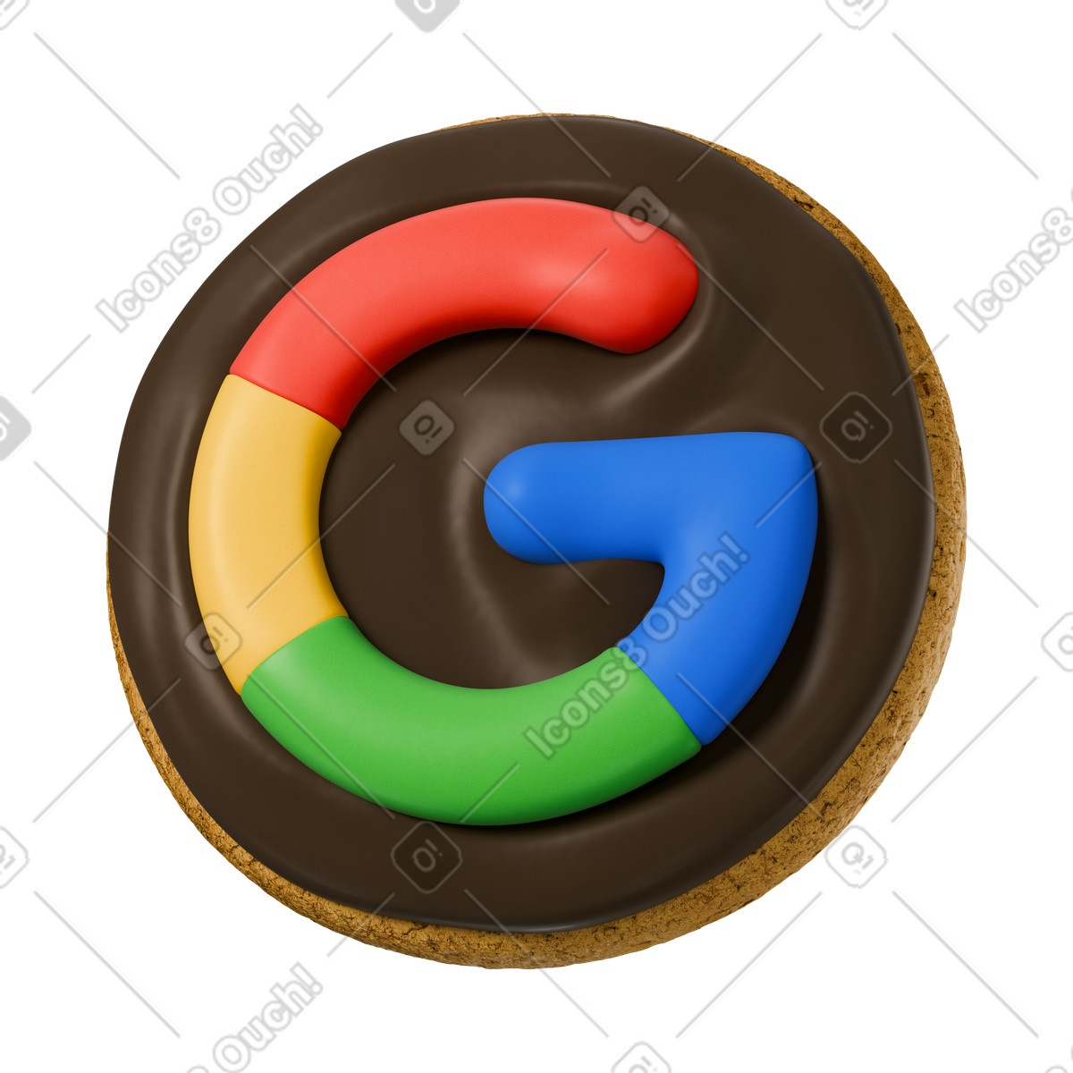 3D Stickle スタイルの Google のイラストをPNG、SVG形式でダウンロード