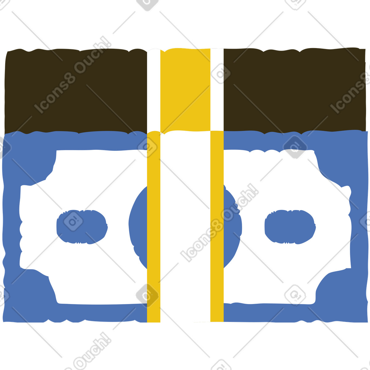 下载 Bermuda 风格的 纸币 插画，支持 PNG、SVG 格式