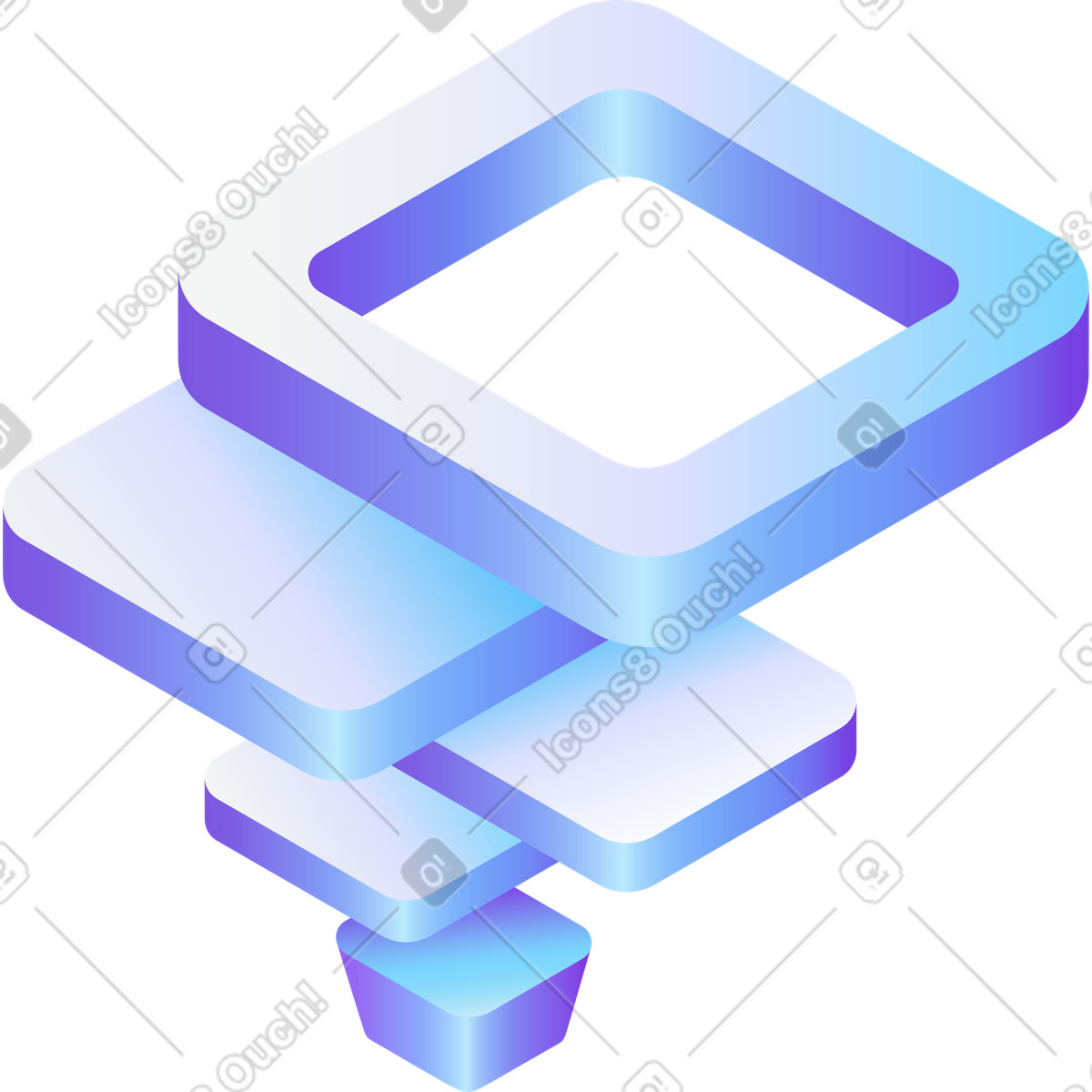 Hi-tech 스타일의 단계적 시스템 동기화 메커니즘 일러스트레이션 PNG, SVG 다운로드