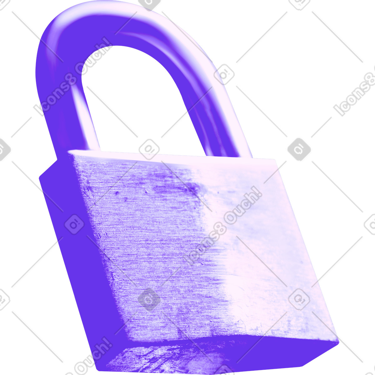 Lock illustration in PNG, SVG