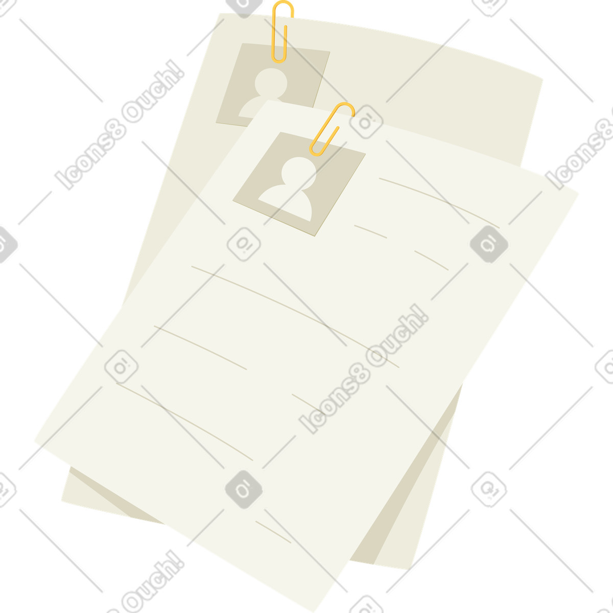 Illustration Questionnaires avec les employés dans le style Social à télécharger aux formats PNG, SVG