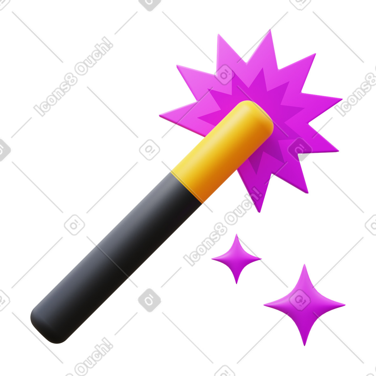 Fantasy illustration in 3D Fluency style download in PNG, SVG