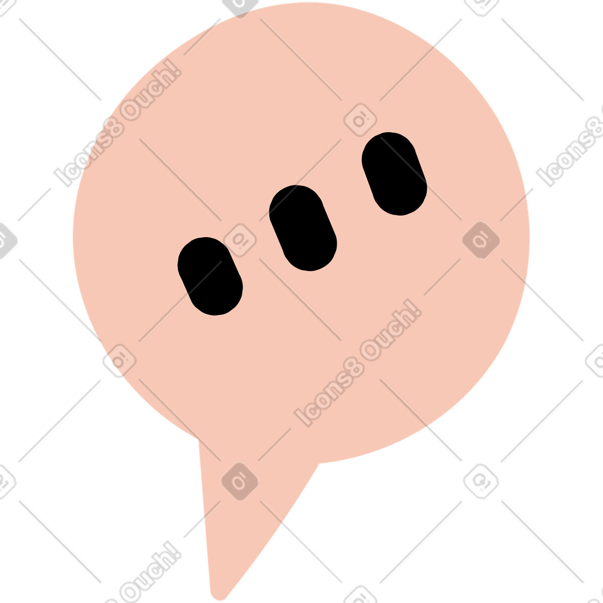 Fumetto rosa illustrazione in stile Jelly scarica in PNG, SVG