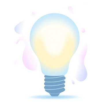 A lightbulb in the shape of a nose, emitting a soft, ambient glow