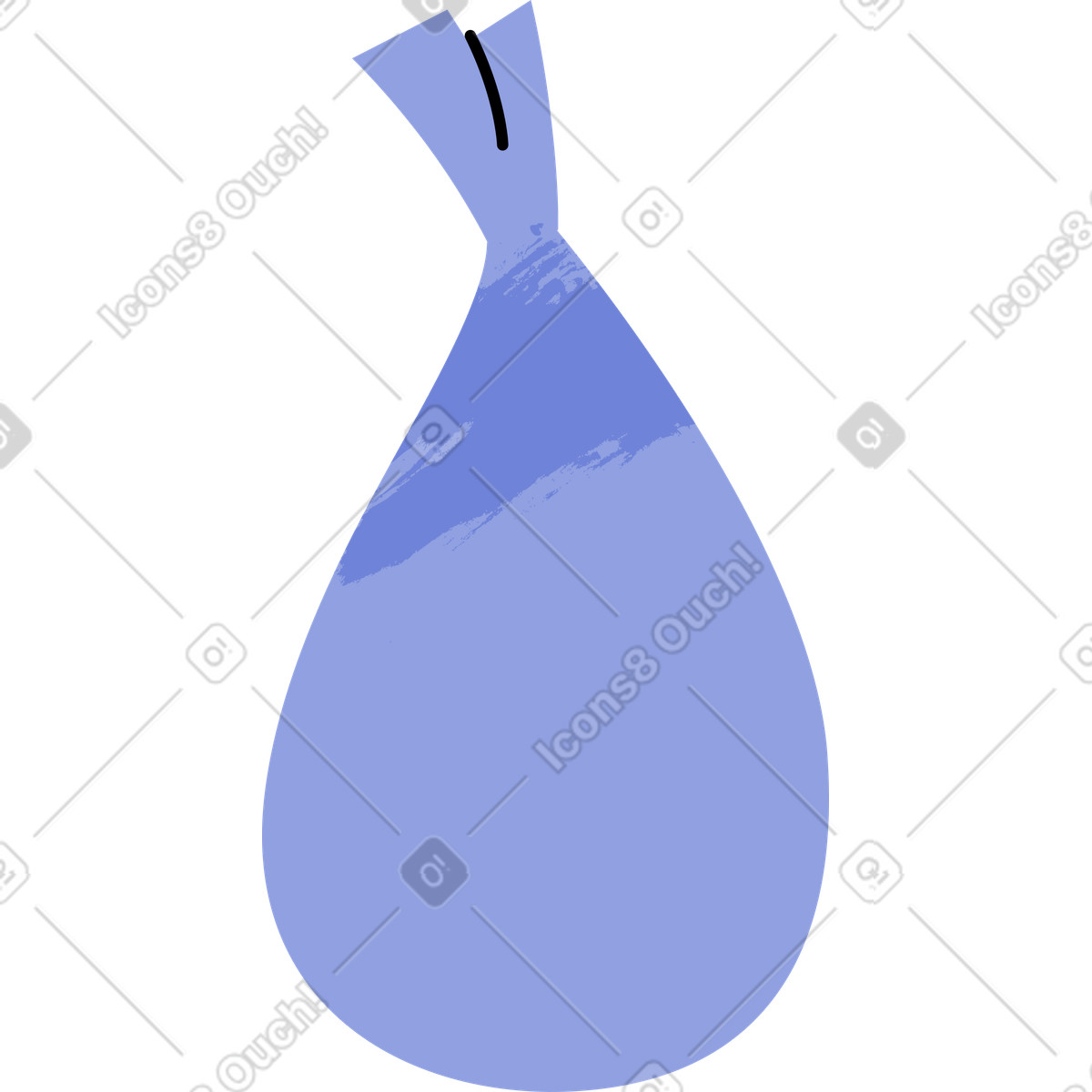 Juicy スタイルの バッグ のイラストをPNG、SVG形式でダウンロード