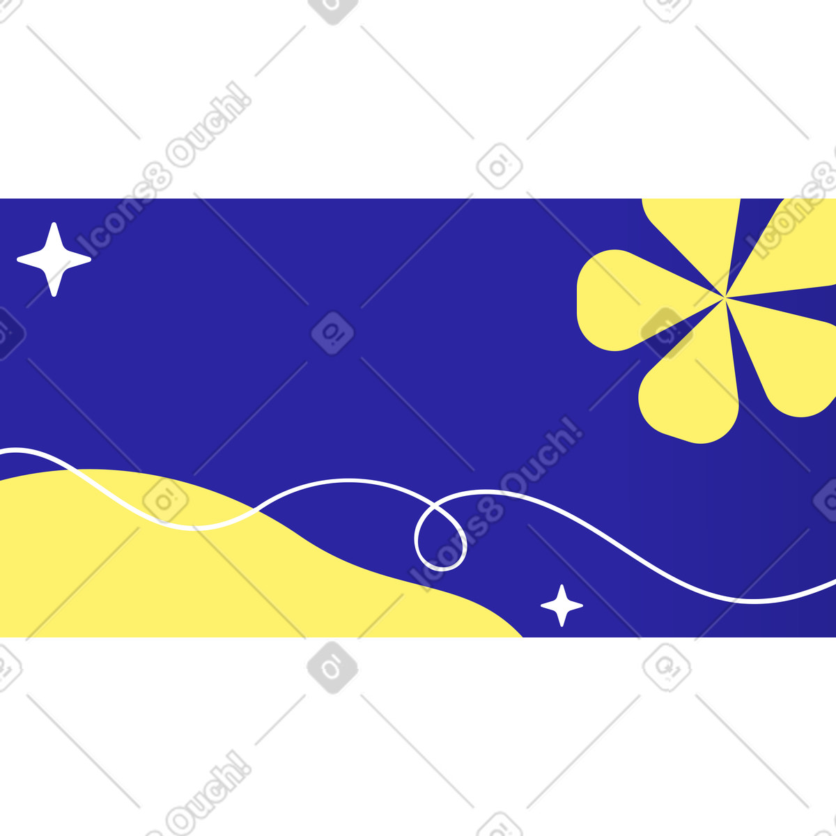 Priorità bassa blu astratta illustrazione in stile Experimental scarica in PNG, SVG