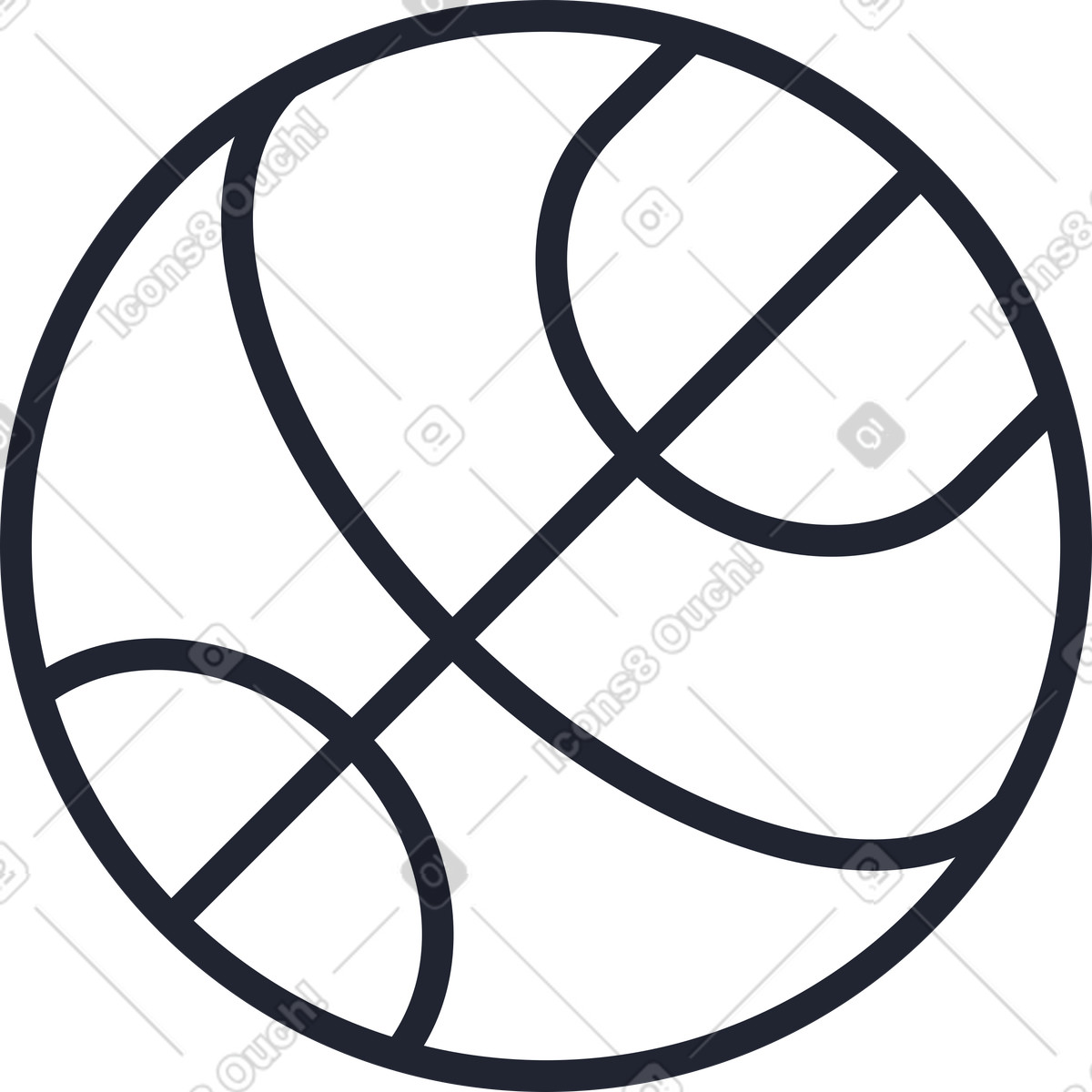 Illustration Balle dans le style Pablita à télécharger aux formats PNG, SVG