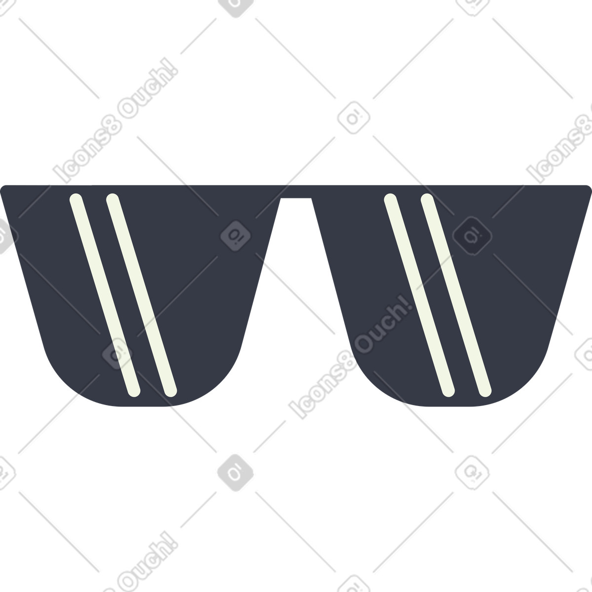 Ilustración Gafas de sol en estilo Abstract a descargar en PNG y SVG