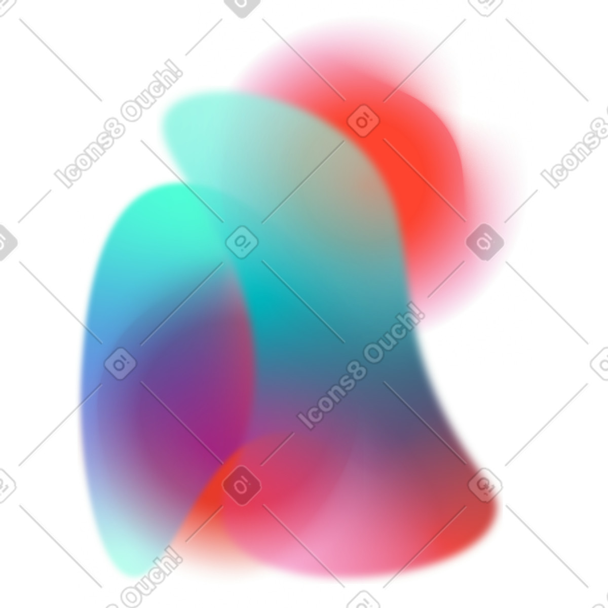 下载 Forms 风格的 Colored blurry spot 插画，支持 PNG、SVG 格式