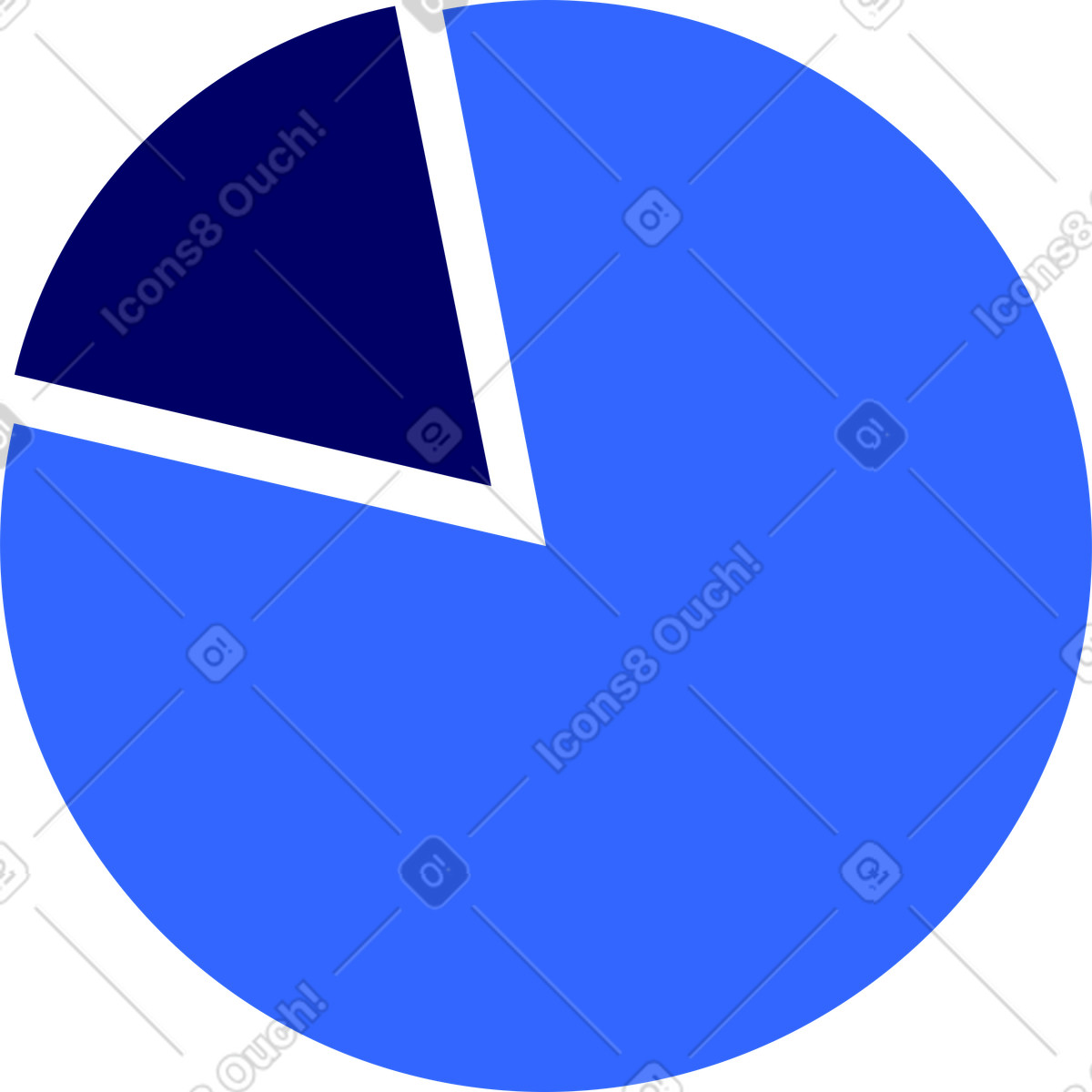 Analytics diagram illustration clipart displaying data connections and metrics