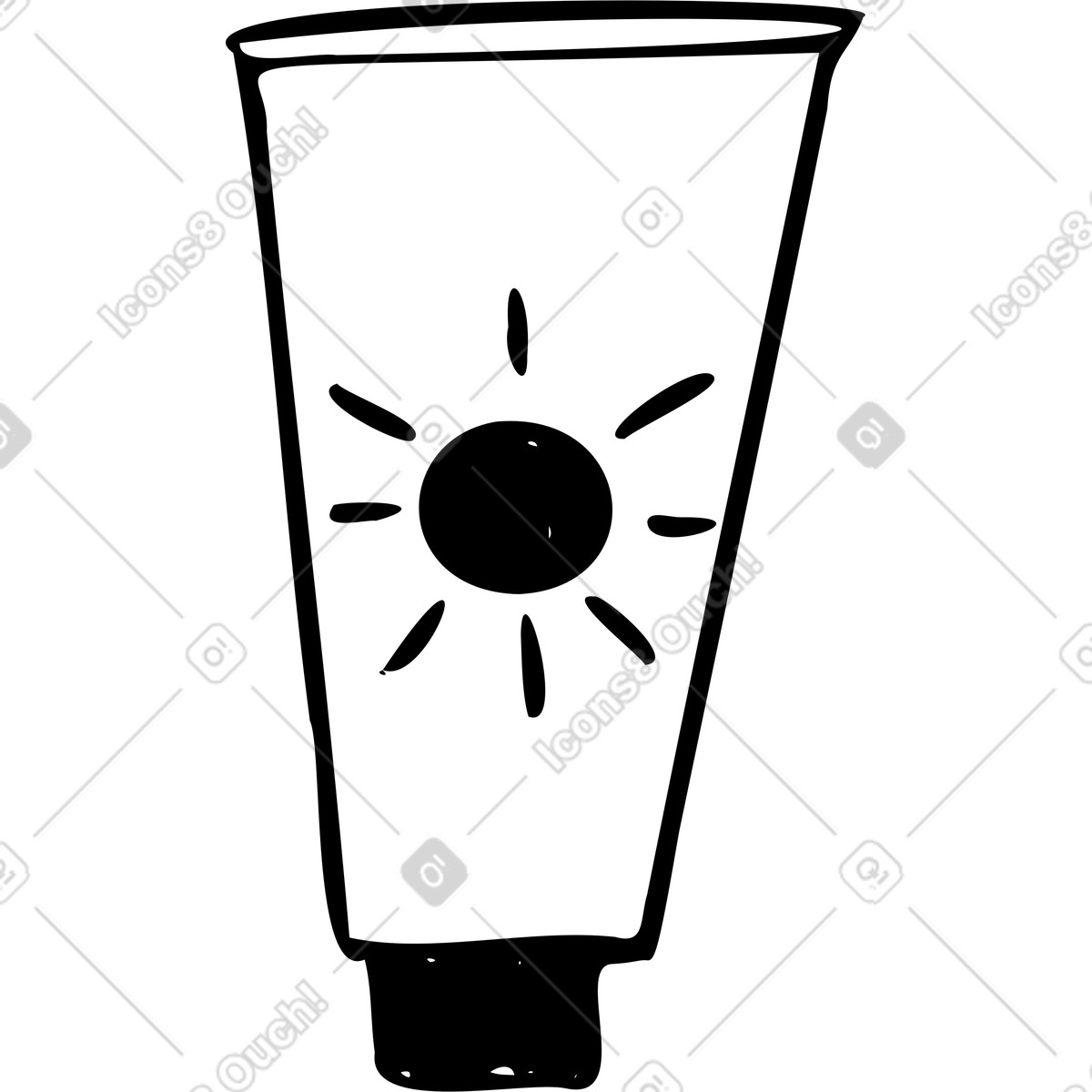 Marks スタイルの Spfクリーム のイラストをPNG、SVG形式でダウンロード