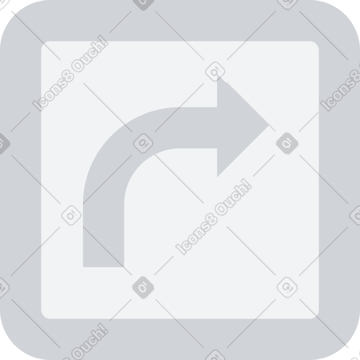 Road sign illustration in Urban style download in PNG, SVG