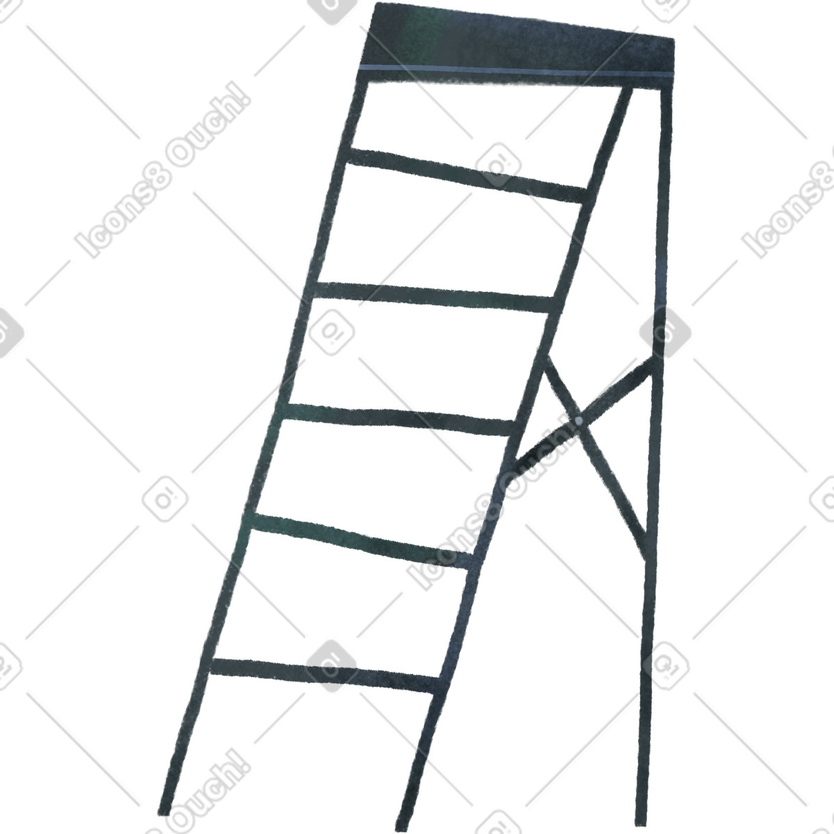 下载 Jungle 风格的 梯子 插画，支持 PNG、SVG 格式
