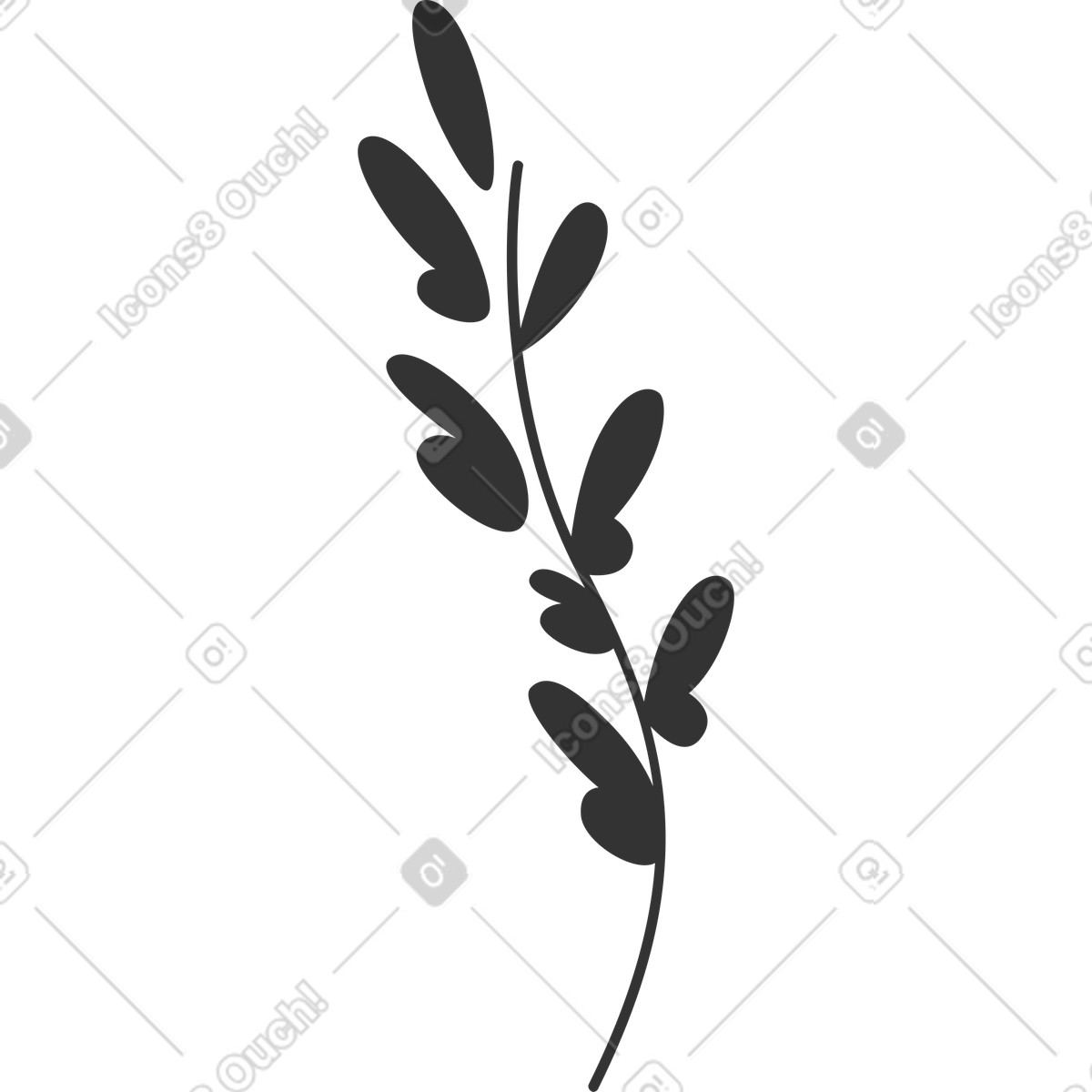 下载 Crayon 风格的 叶 插画，支持 PNG、SVG 格式
