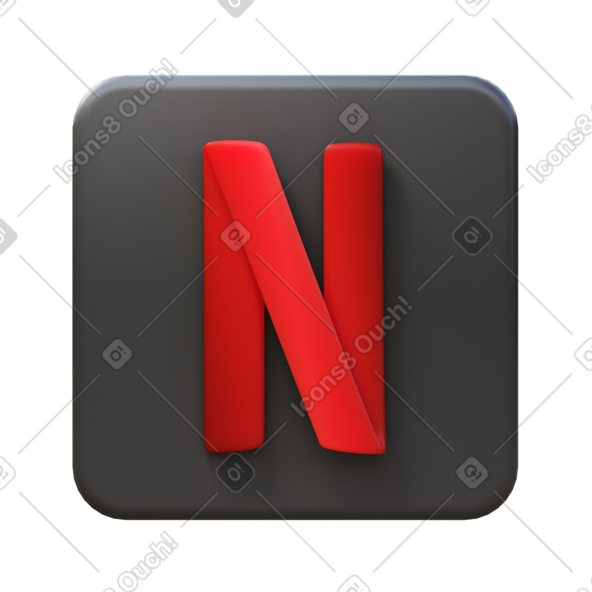 Иллюстрация Логотип нетфликс в PNG и SVG