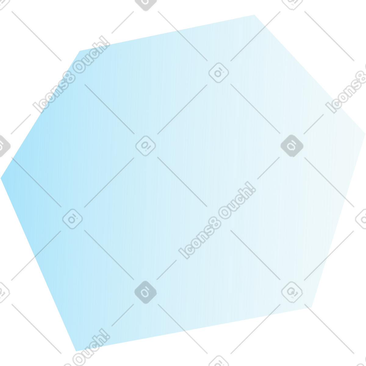Illustration Hexagone dans le style Hi-tech à télécharger aux formats PNG, SVG