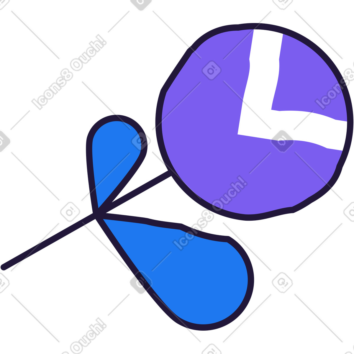 Ilustração de Flor em no estilo Conifer para baixar em PNG, SVG