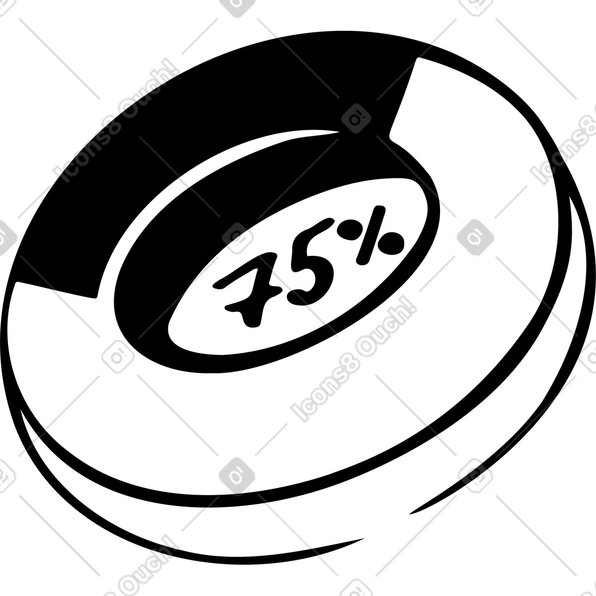 Illustration Progression du chargement dans le style Line à télécharger aux formats PNG, SVG