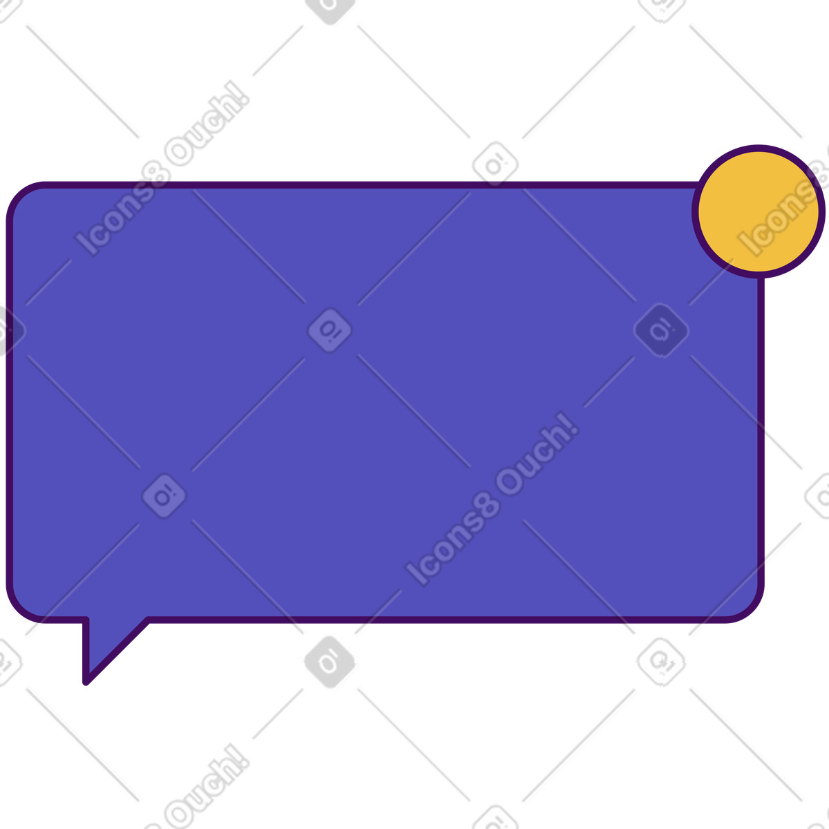 Illustration Notification dans le style Simplistic à télécharger aux formats PNG, SVG