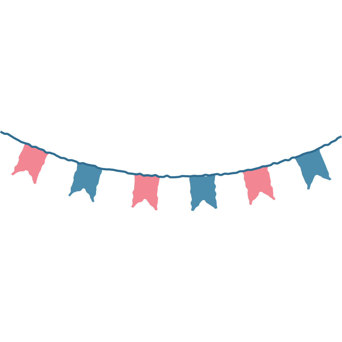 Ilustração de Flag garland em no estilo Cherry para baixar em PNG, SVG