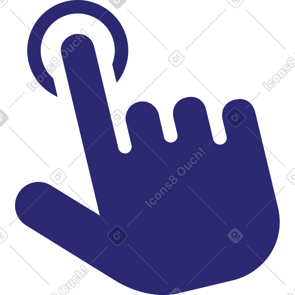 Natural user interface illustration in PNG, SVG