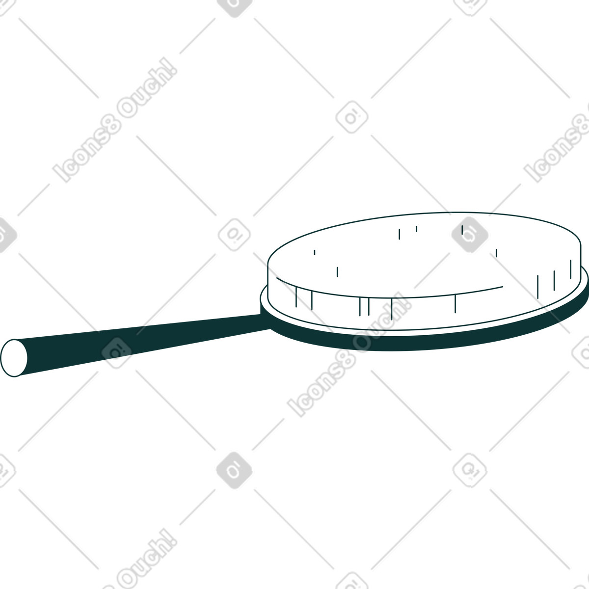 Illustration Brosse à cheveux dans le style Florid télécharger aux formats PNG, SVG