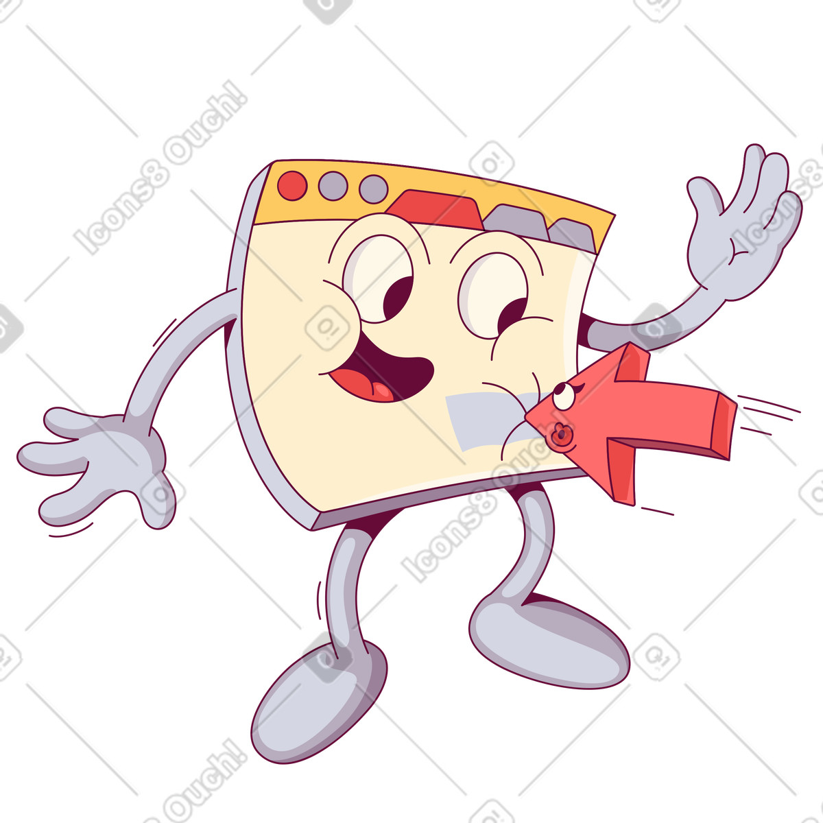 Browser with website depicting Sign up illustration in Handy style download in PNG, SVG