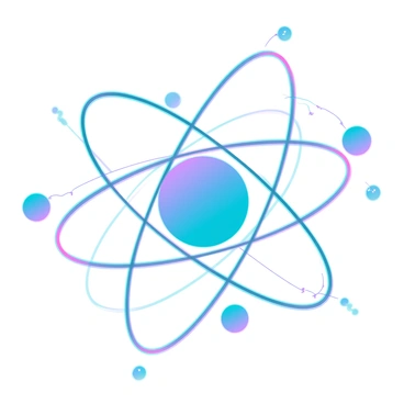 A detailed diagram of an atom featuring a central nucleus composed of protons and neutrons. The nucleus is vividly colored to distinguish it from the surrounding electrons. Surrounding the nucleus, multiple electrons are illustrated orbiting in defined paths, represented as distinct circles. Each electron is depicted as a small sphere. Lines of force, indicated by arrows, are emanating from the nucleus towards the electrons, visually representing the electric forces acting between them. The entire set-up is clear and structured, designed to emphasize the relationships within the atom.