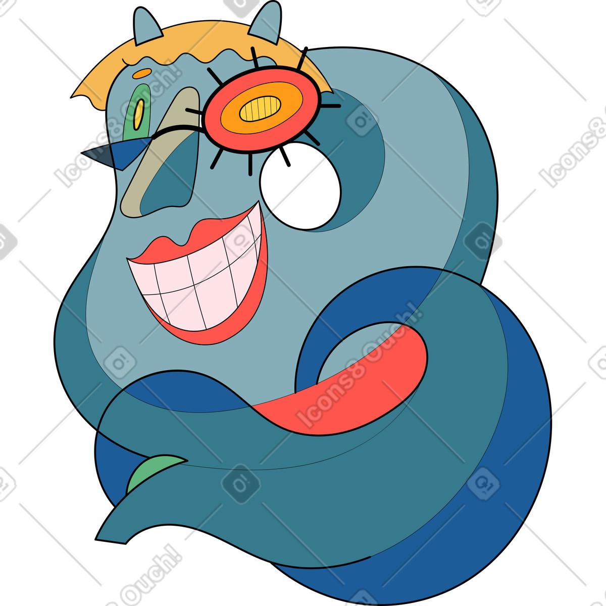 Иллюстрация Существо в PNG и SVG