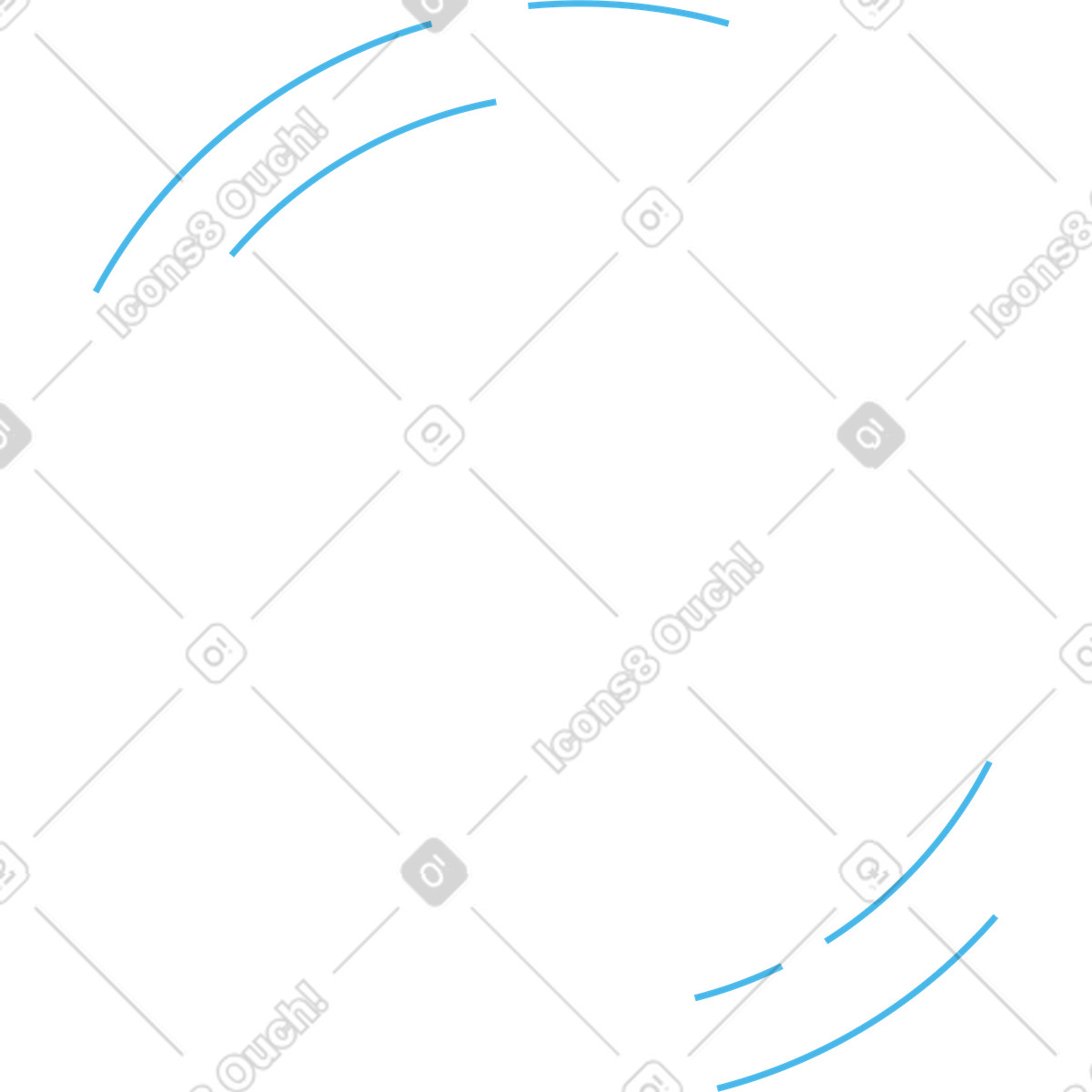Onde di linea illustrazione in stile Quantum scarica in PNG, SVG