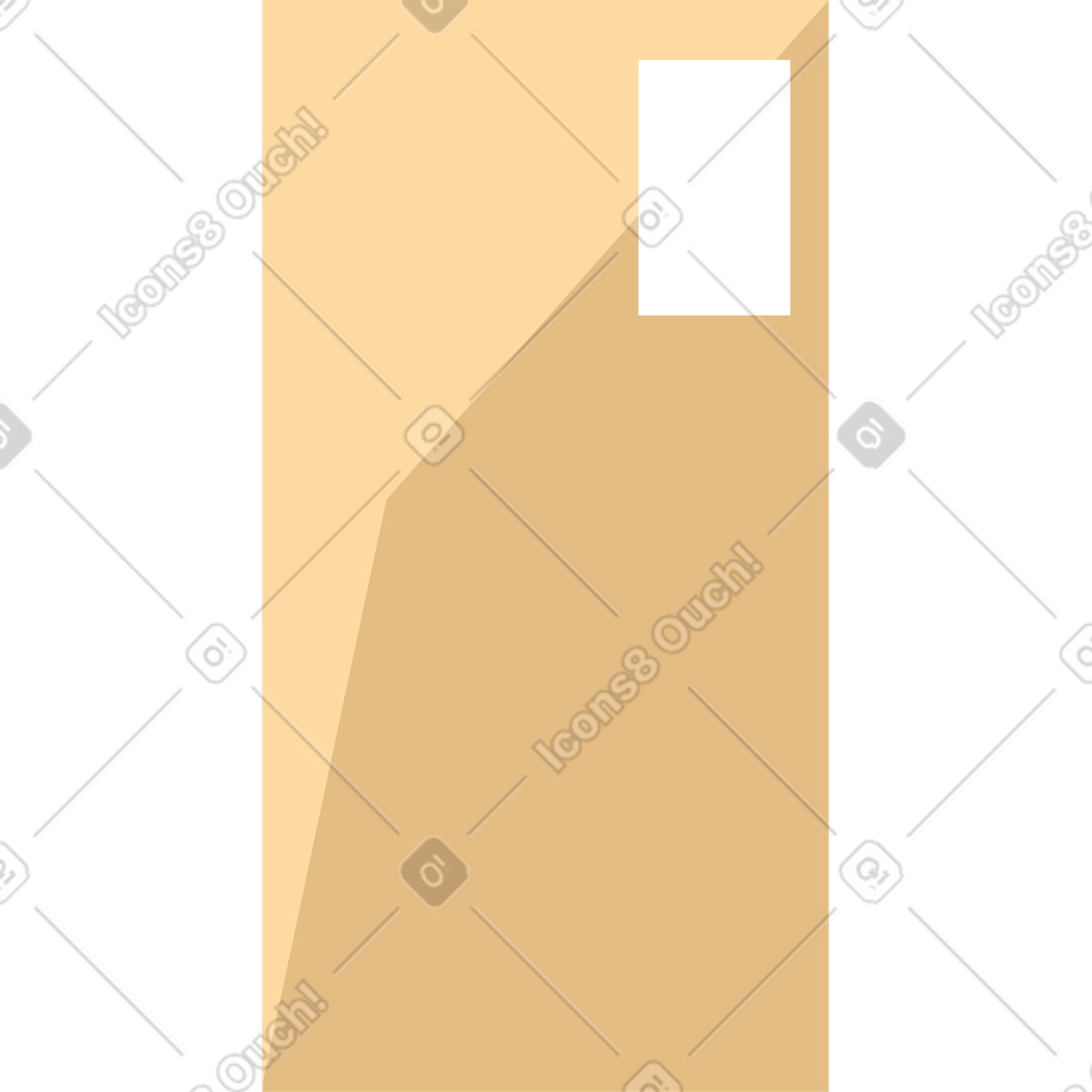Große schachtel-Illustration im Lagom-Stil als Download in PNG, SVG