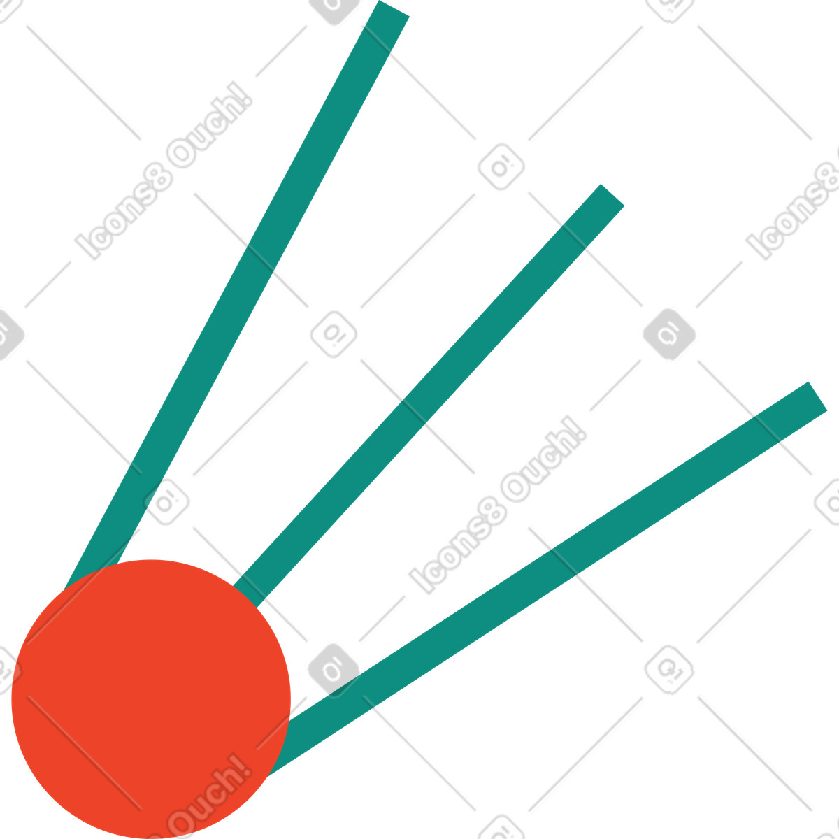 Satellite illustration in Polar style download in PNG, SVG