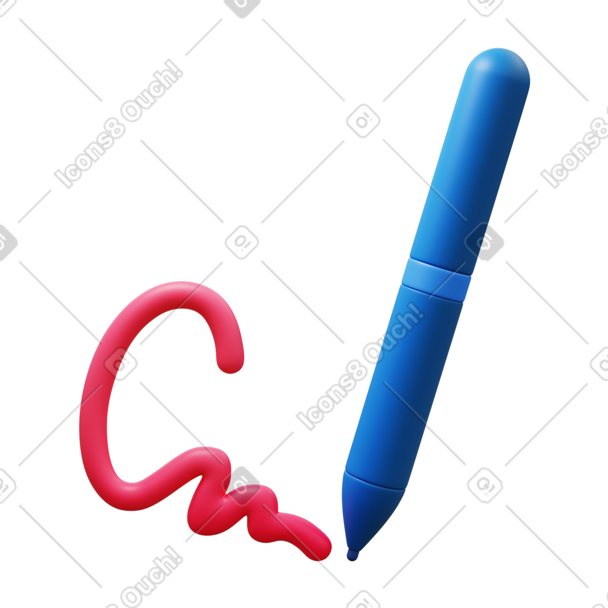 3D Fluency スタイルの Autograph のイラストをPNG、SVG形式でダウンロード
