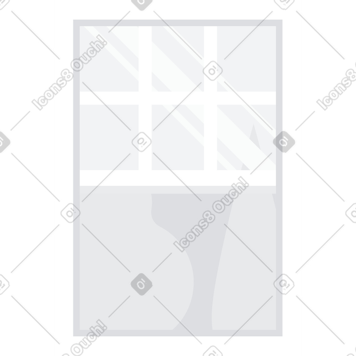 Urban スタイルの 窓 のイラストをPNG、SVG形式でダウンロード
