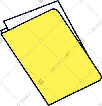 Ordner mit papier PNG, SVG