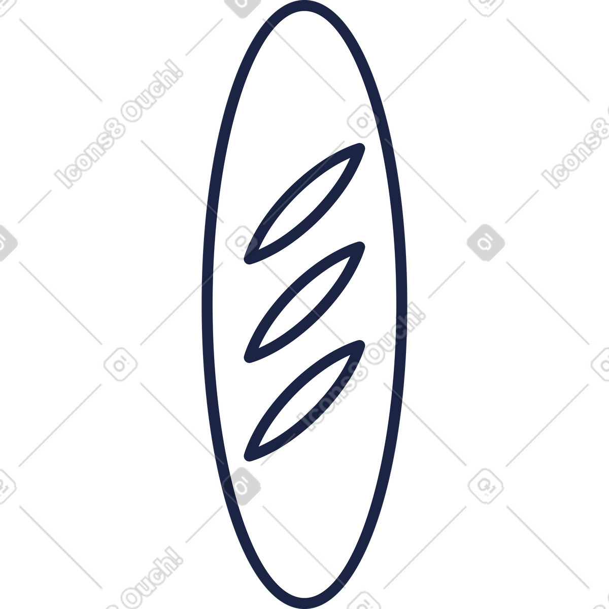 Pane illustrazione in stile Urban Line scarica in PNG, SVG
